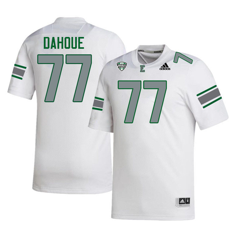 Eastern Michigan Eagles #77 Dodji Dahoue College Football Jerseys Stitched-White